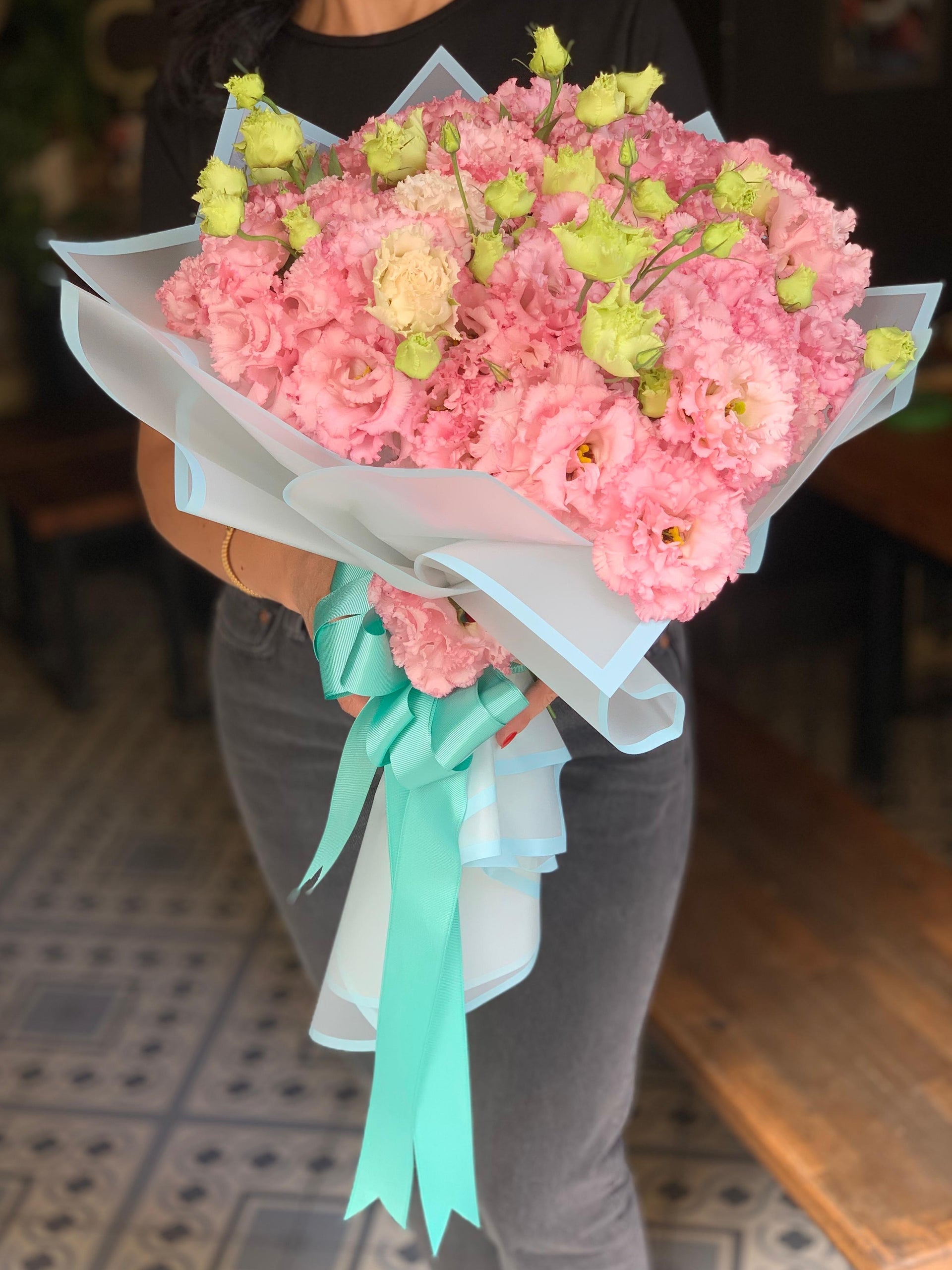 Rosa Traumstrauß