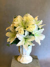 Bouquet de lys blancs