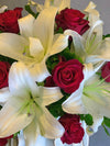 Bouquet de lys blancs