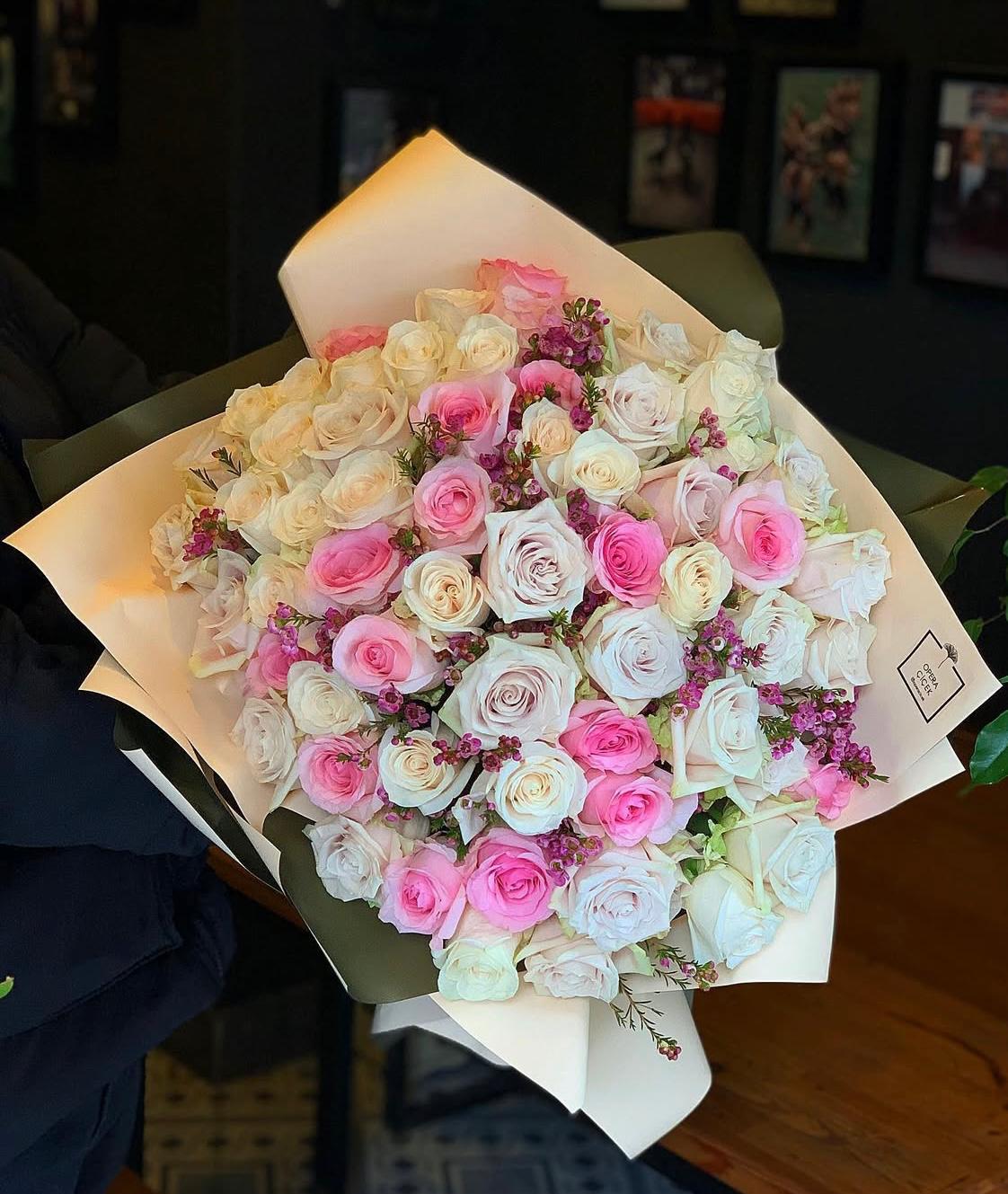 Rosa Traumstrauß