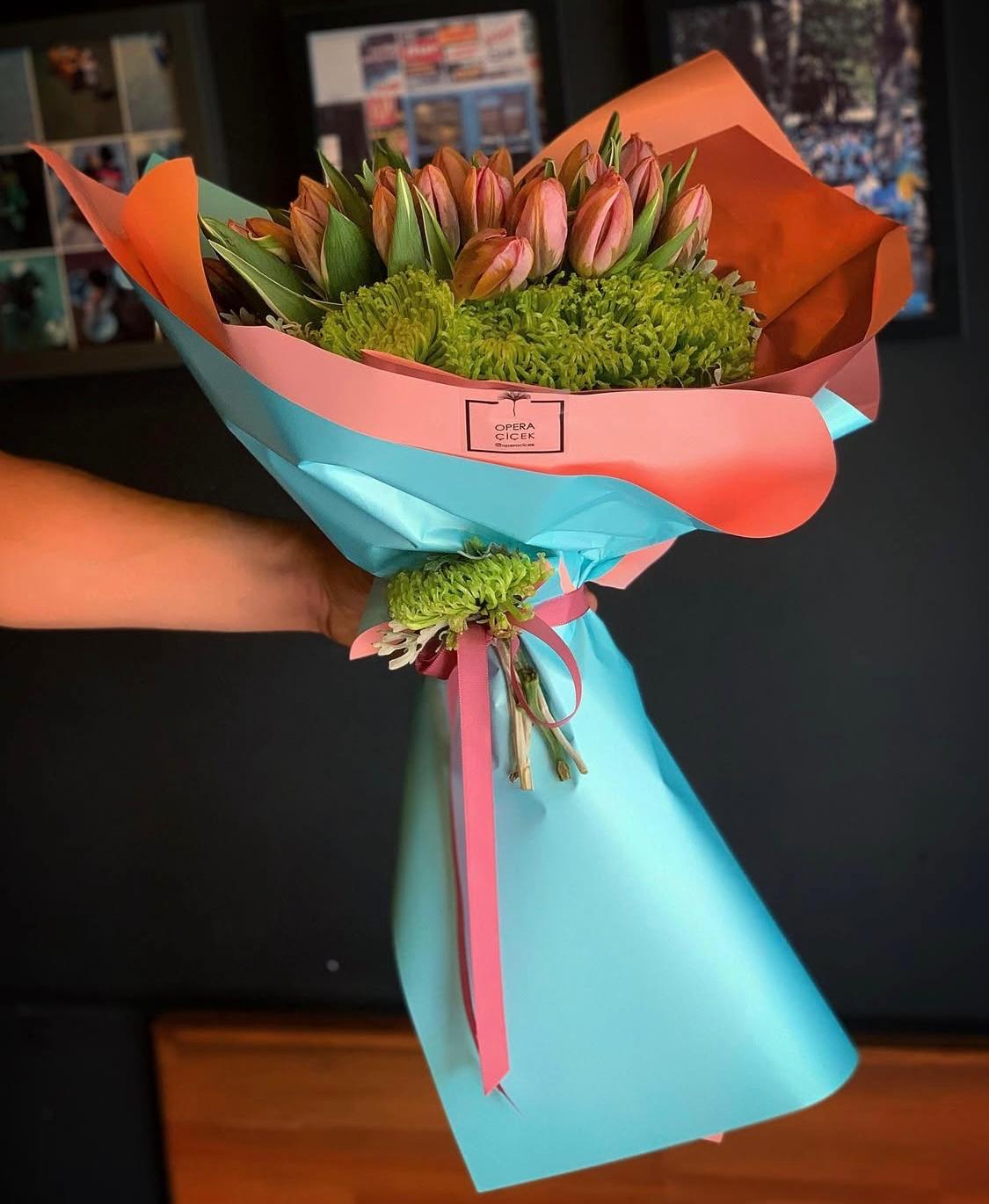 Rosa Traumstrauß