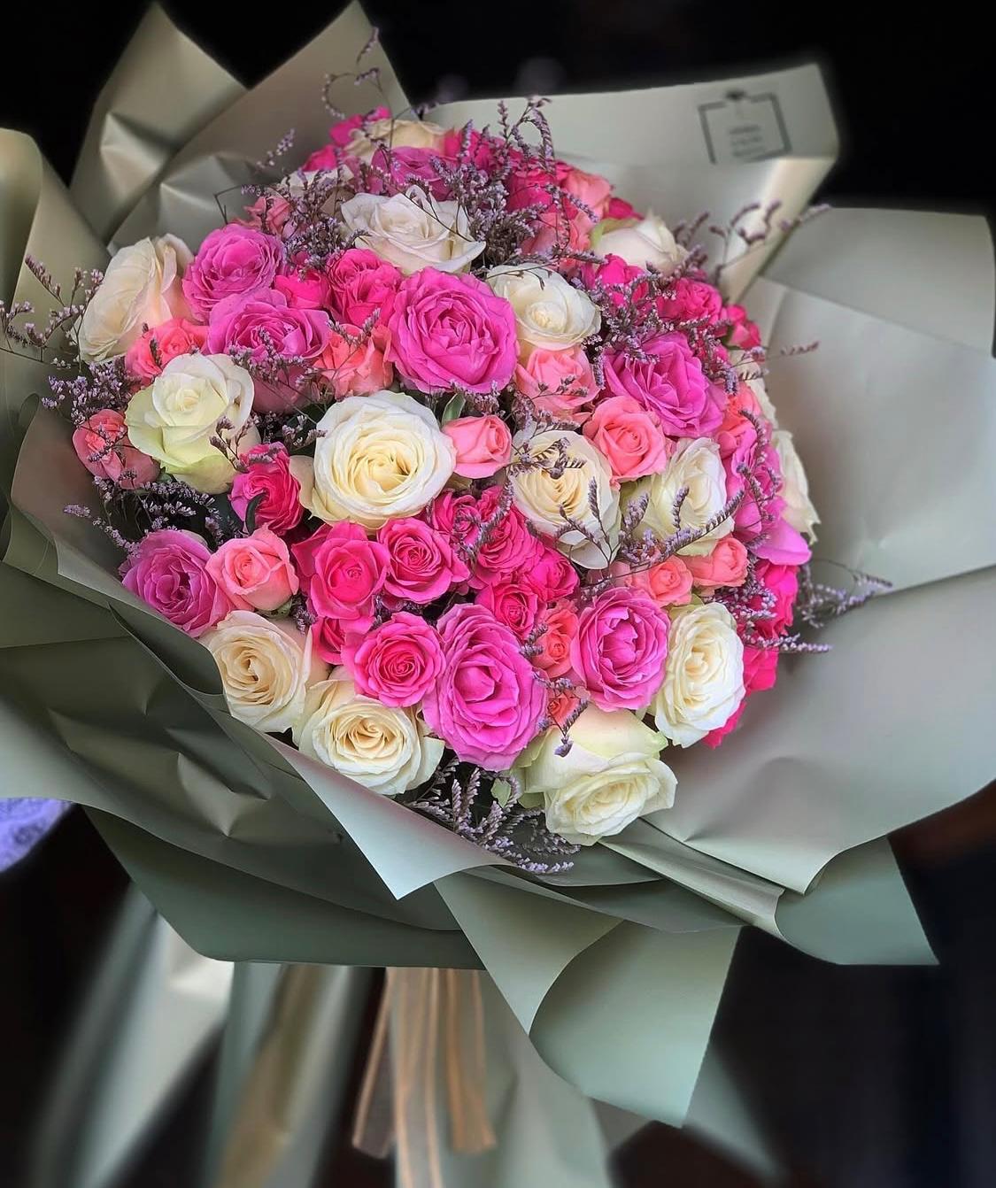 Rosa Traumstrauß