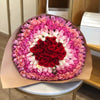 Multi-Colored Rose Heart Bouquet (Çok Renkli Kalpli Gül Buketi)
