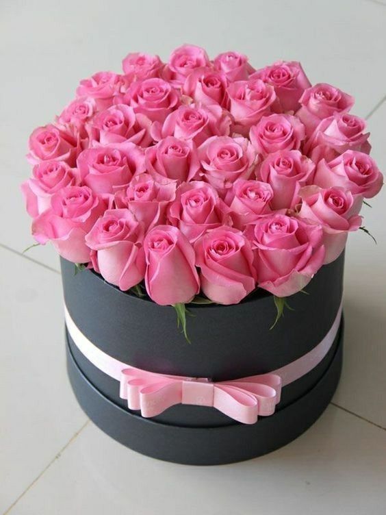 Pink  Rose Box 30 Pcs
