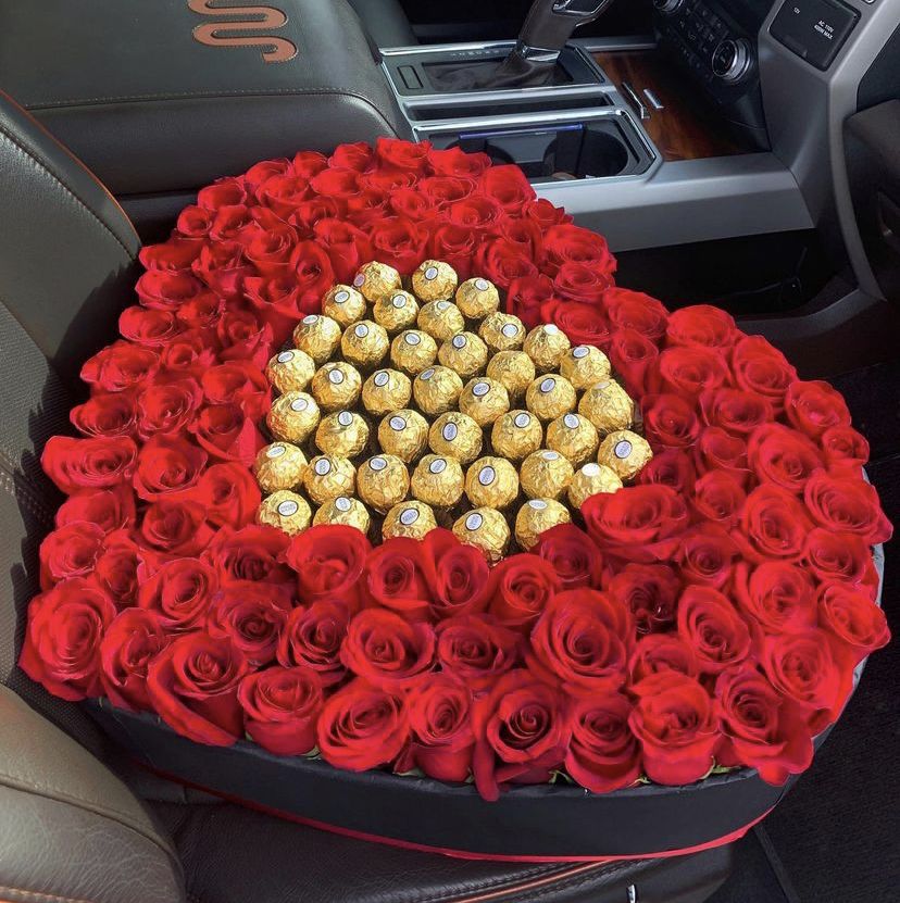 101 Red Rose  Hearth Box