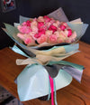 Romantik Pembe Gül Buketi
