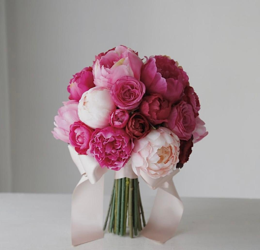 Büyüleyici Pembe Şakayık Buketi