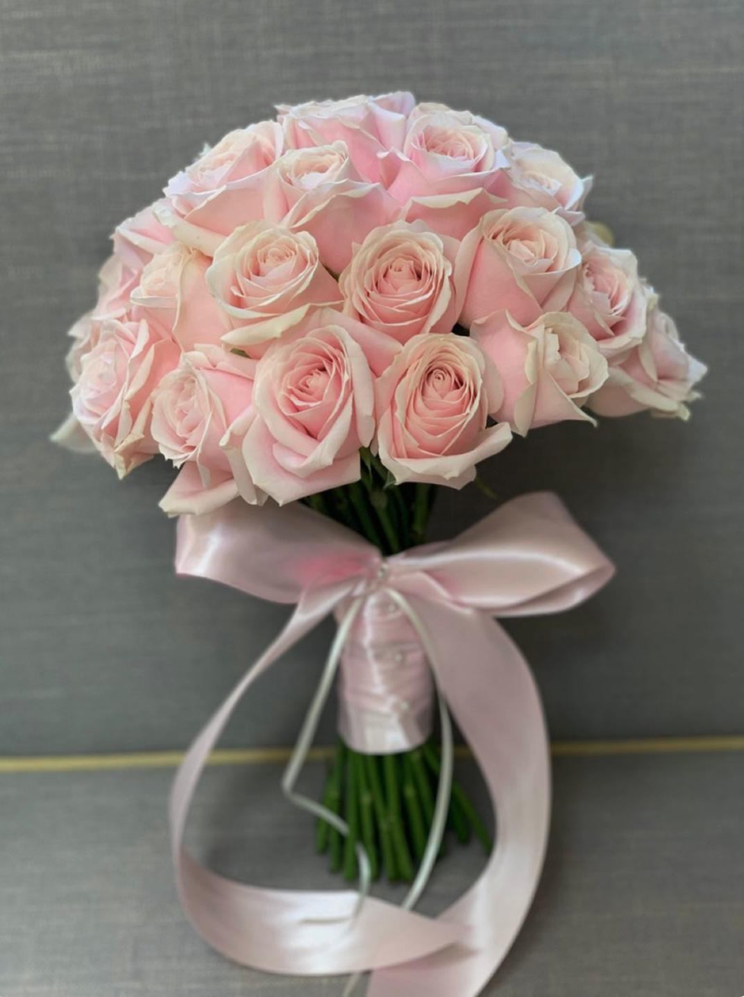 Pastel Pembe Gül Buketi