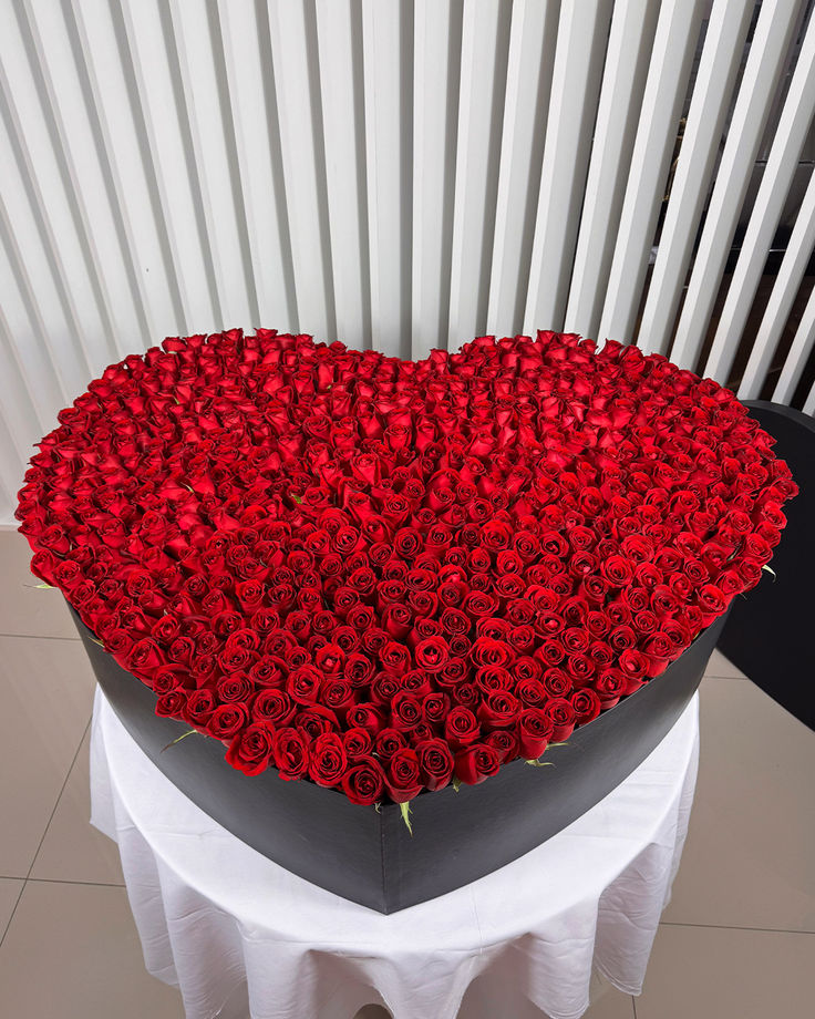 501 Red Rose  Hearth Box