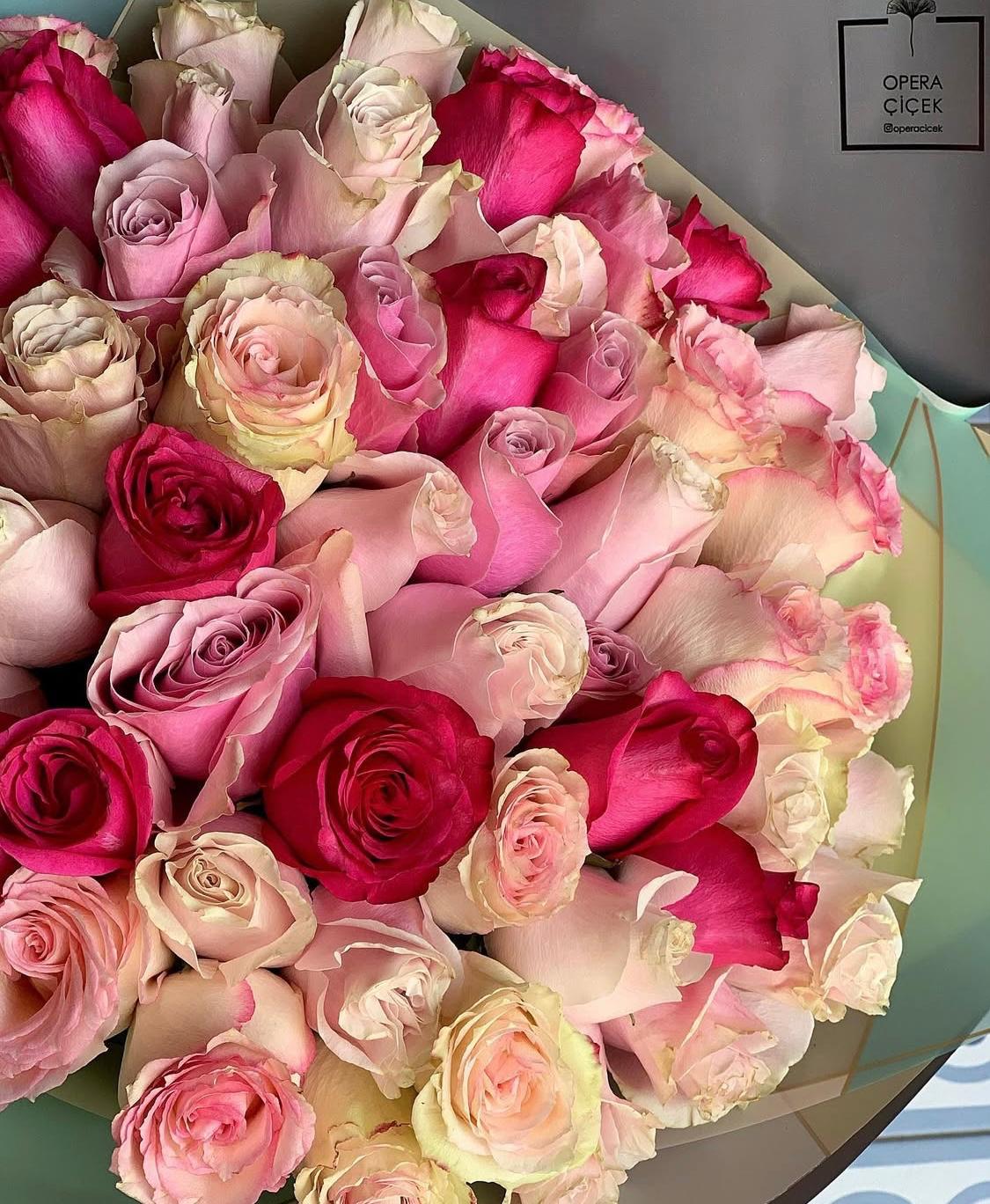 Rosa Traumstrauß